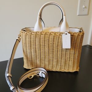 NWT COACH Wicker Carryall Style No. 2560 original price $350